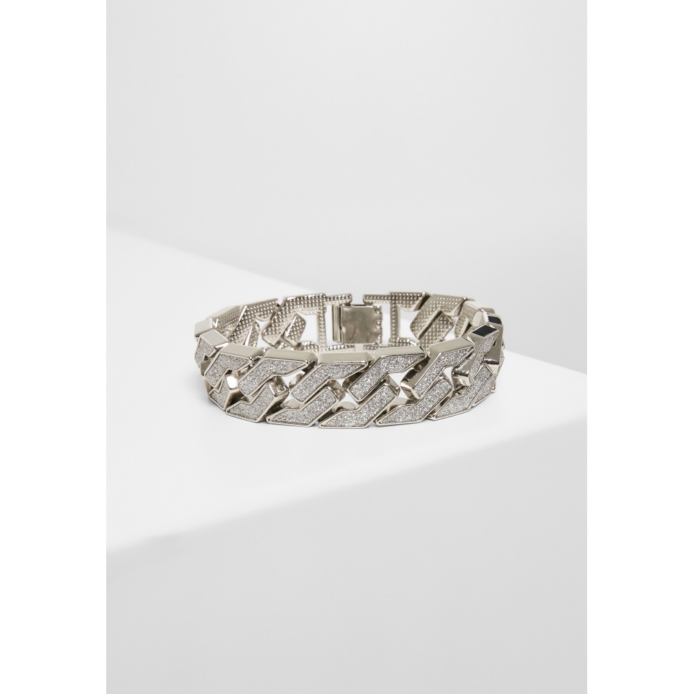 Urban Classics - Glitter Bracelet - Silver coloured